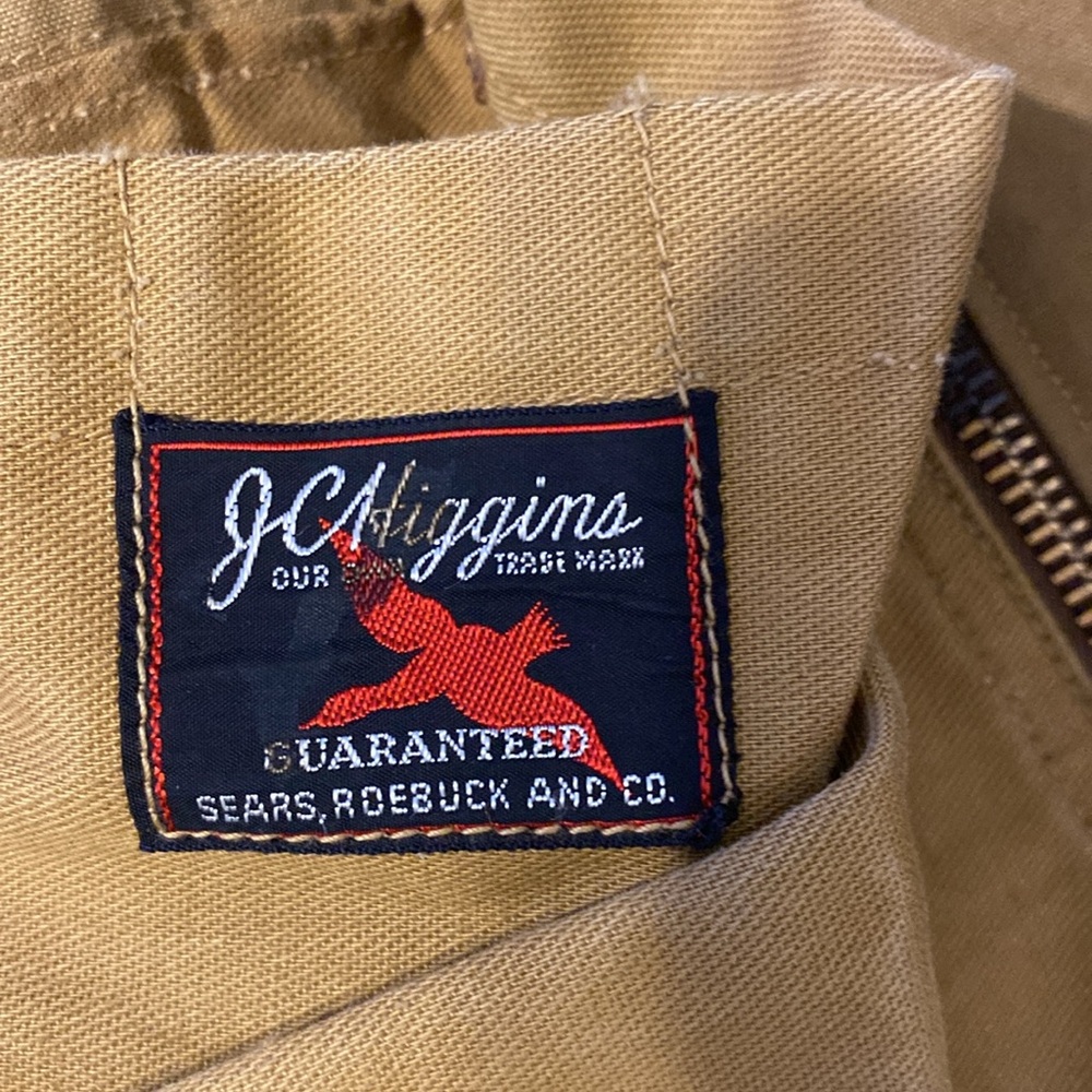 Vintage wildfowl Men's Brown Jacket, has some repairs, has weight to it - Picture 5 of 6